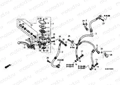 F-5 FRONT BRAKE MASTER CYLINDER