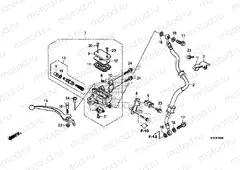 F-5 FRONT BRAKE MASTER CYLINDER (CBR250R / 300R)