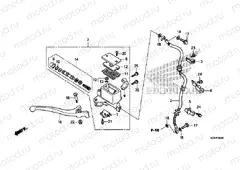 F-5 FRONT BRAKE MASTER CYLINDER (SH125, D / SH150, D)
