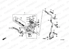 F-5 FRONT BRAKE MASTER CYLINDER (SH125D)