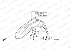 F-5 FRONT FENDER