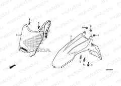 F-5 FRONT FENDER