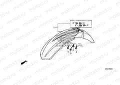 F-5 FRONT FENDER