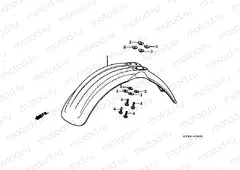 F-5 FRONT FENDER