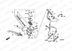 F-5 FRONT MASTER CYLINDER (CBF1000F)