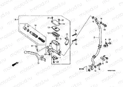 F-5 FRONT MASTER CYLINDER (WW125EX2A / EX2B)