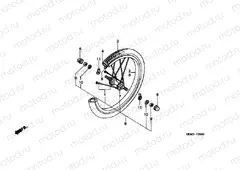 F-5 FRONT WHEEL