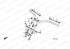 F-5 STEERING BAR TUBE / UPPER BRIDGE