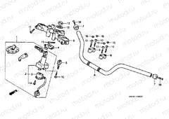 F-5 STEERING BAR TUBE / UPPER BRIDGE
