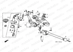 F-5 STEERING BAR TUBE / UPPER BRIDGE
