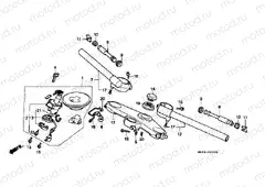 F-5 STEERING BAR TUBE / UPPER BRIDGE