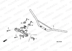 F-5 STEERING BAR TUBE / UPPER BRIDGE