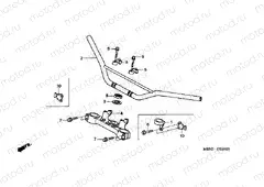 F-5 STEERING BAR TUBE / UPPER BRIDGE