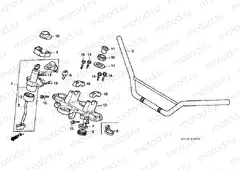 F-5 STEERING BAR TUBE / UPPER BRIDGE