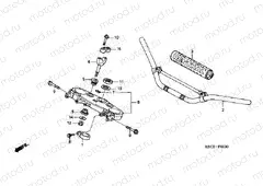 F-5 STEERING BAR TUBE / UPPER BRIDGE
