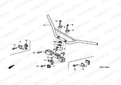 F-5 STEERING BAR TUBE / UPPER BRIDGE