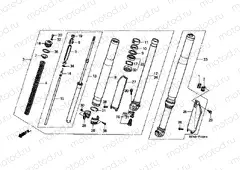 F-6-3 FRONT FORK (CR125RR)