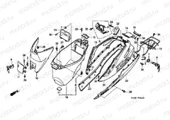 F-6 BODY COVER / LUGGAGE BOX