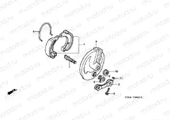 F-6 FRONT BRAKE PANEL