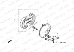 F-6 FRONT BRAKE PANEL