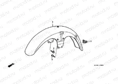 F-6 FRONT FENDER