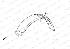 F-6 FRONT FENDER