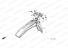 F-6 FRONT FENDER
