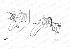 F-6 FRONT FENDER