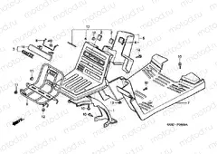 F-6 FRONT FENDER / FRONT COVER / FLOOR FOOT