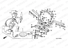 F-6 STEERING BAR PIPE / UPPER BRIDGE