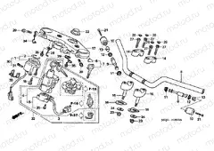 F-6 STEERING BAR PIPE / UPPER BRIDGE