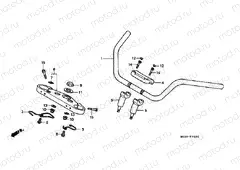 F-6 STEERING BAR PIPE / UPPER BRIDGE
