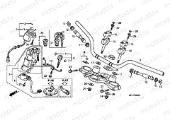 F-6 STEERING BAR PIPE / UPPER BRIDGE