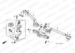 F-6 STEERING BAR PIPE / UPPER BRIDGE