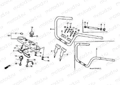 F-6 TIE ROD TUBE / UPPER AXLE (VT1100C)