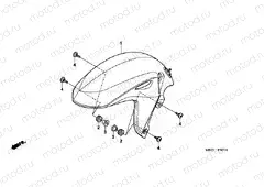 F-7-1 FRONT FENDER (CB600F5 / 6)