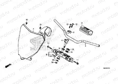 F-7-1 HANDLE PIPE/TOP BRIDGE (CRF250RK/CRF250RXK)