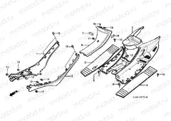 F-7-1 SIDE RAIL / FLOOR PANEL (CH125J / L / M / N / P / R)