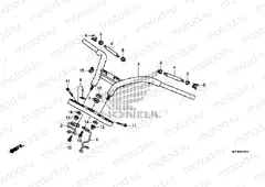 F-7-1 TIE ROD TUBE / UPPER AXLE (VT1300CXA)