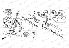 F-7-1 TIE ROD TUBE / UPPER BRIDGE (CBR1000RRE / RAE / CBR1000S / SA)