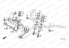 F-7-2 TIE ROD TUBE (VT750CS / C / CA)