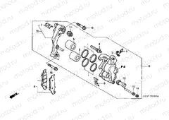 F-7 FRONT BRAKE CALIPER