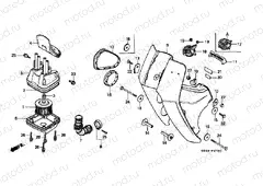 F-7 FRONT COVER / AIR FILTER