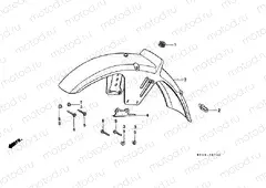 F-7 FRONT FENDER