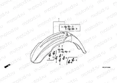 F-7 FRONT FENDER