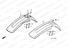 F-7 FRONT FENDER