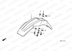 F-7 FRONT FENDER