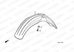 F-7 FRONT FENDER