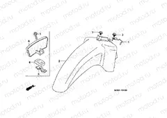 F-7 FRONT FENDER