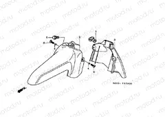 F-7 FRONT FENDER